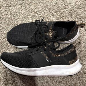 Leopard and black new balance